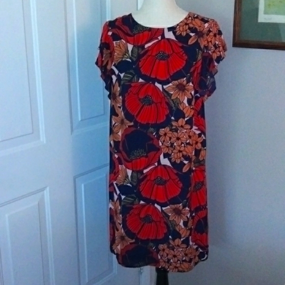LOFT Floral Dress Size MP - Picture 1 of 7